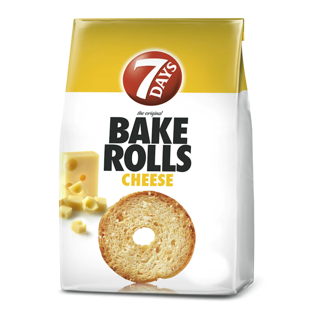 7 Days Bake Rolls Cheese 80g